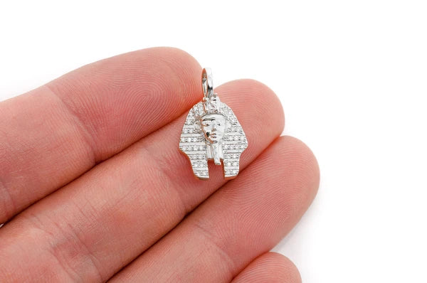 0.20ct Diamond Pharaoh Pendant 18K Solid Gold - Image 6