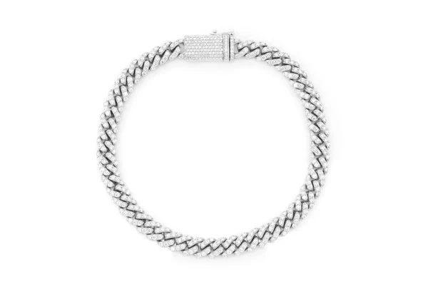 1.50ct Diamond 4mm Miami Cuban Bracelet 18K Solid Gold - Image 5