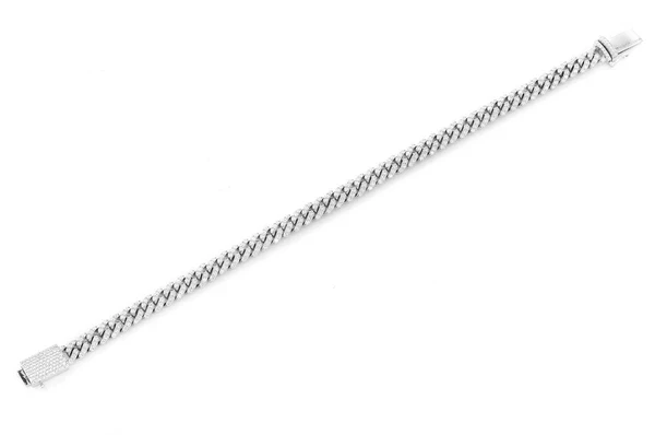 1.50ct Diamond 4mm Miami Cuban Bracelet 18K Solid Gold - Image 7