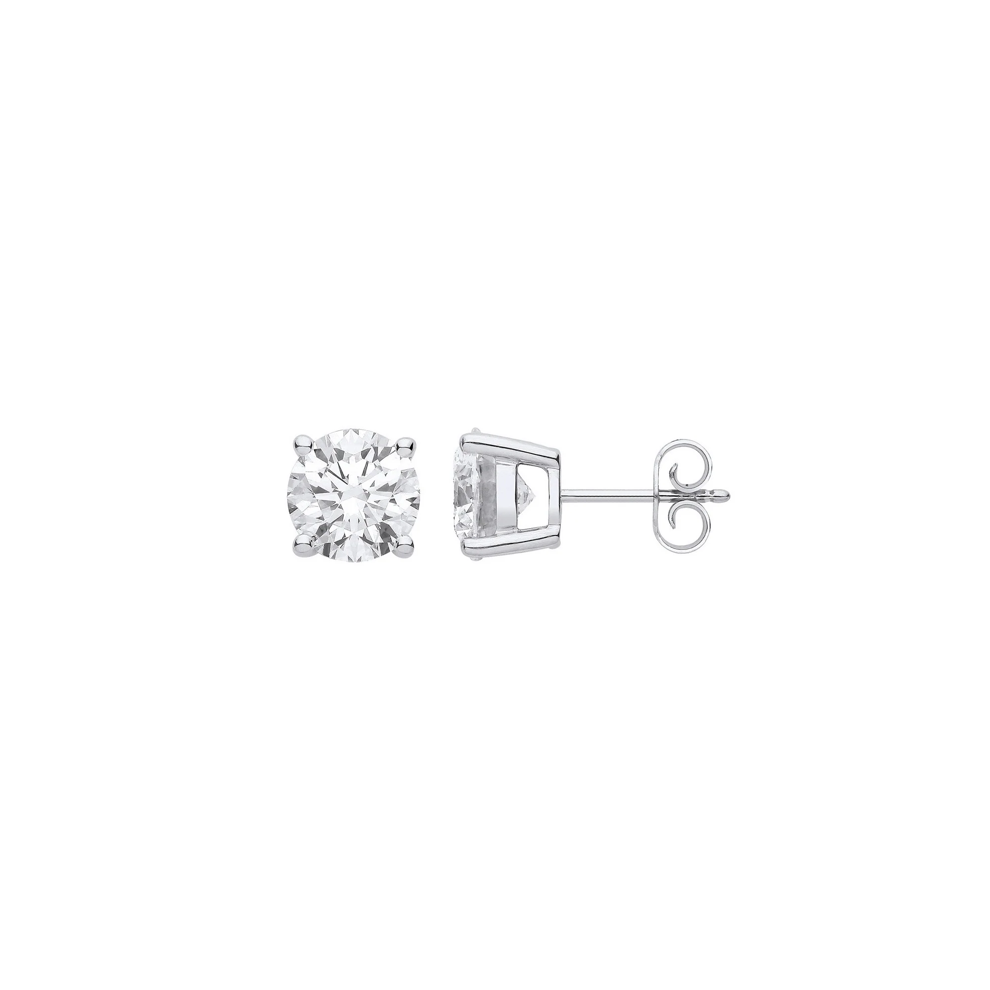 18ct 1.00ctw LAB GROWN Diamond Earrings IGI Certified - 18ct Gold - Image 5
