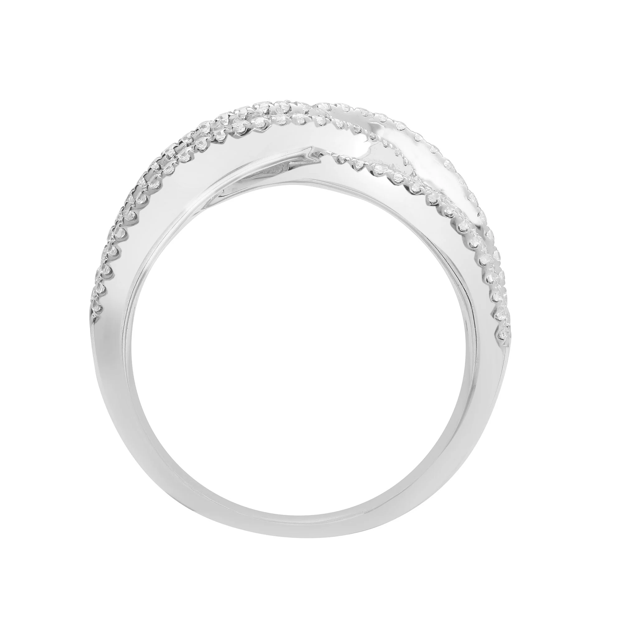 18ct White 1.83ct Round & Baguette Natural Diamond Ring - Image 2