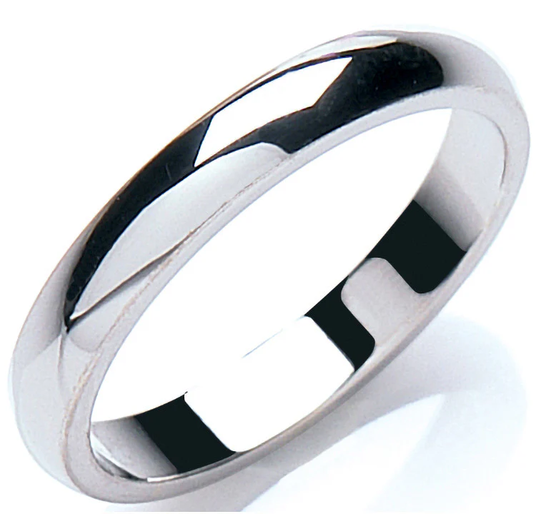 3mm Premium D-Shape - Platinum - Image 2