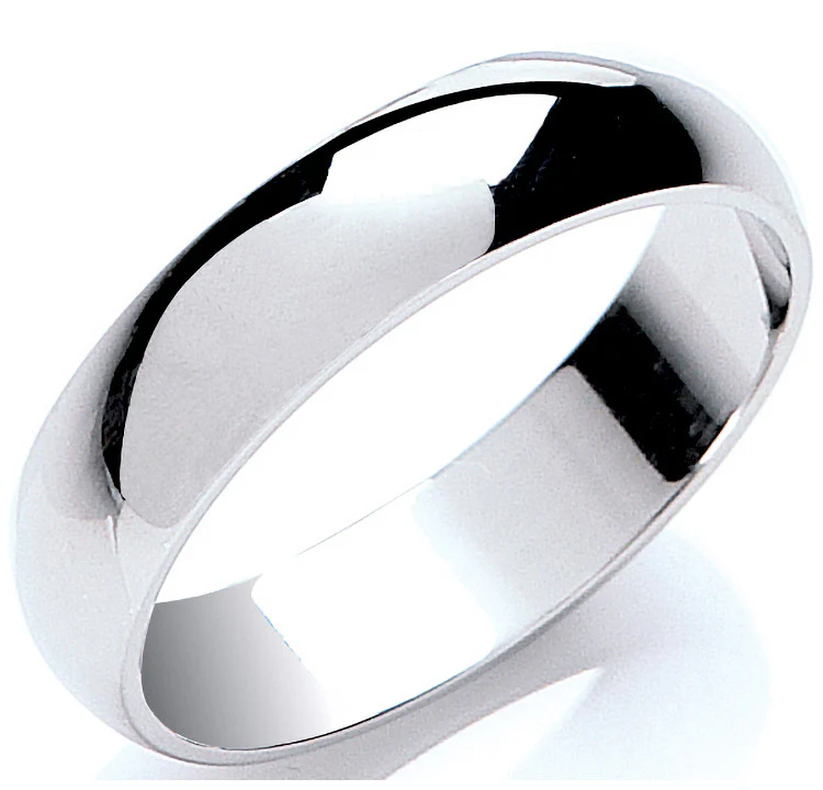 5mm Premium D-Shape - Platinum - Image 2