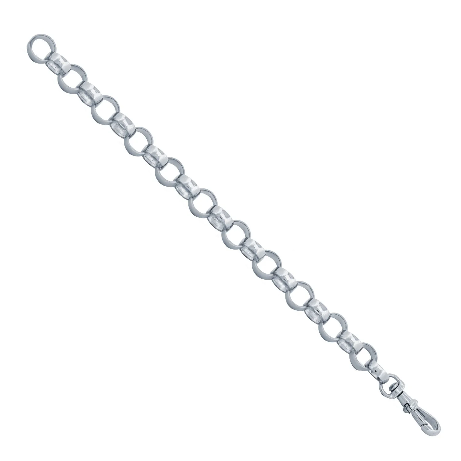 925 Silver Polished Belcher Bracelet