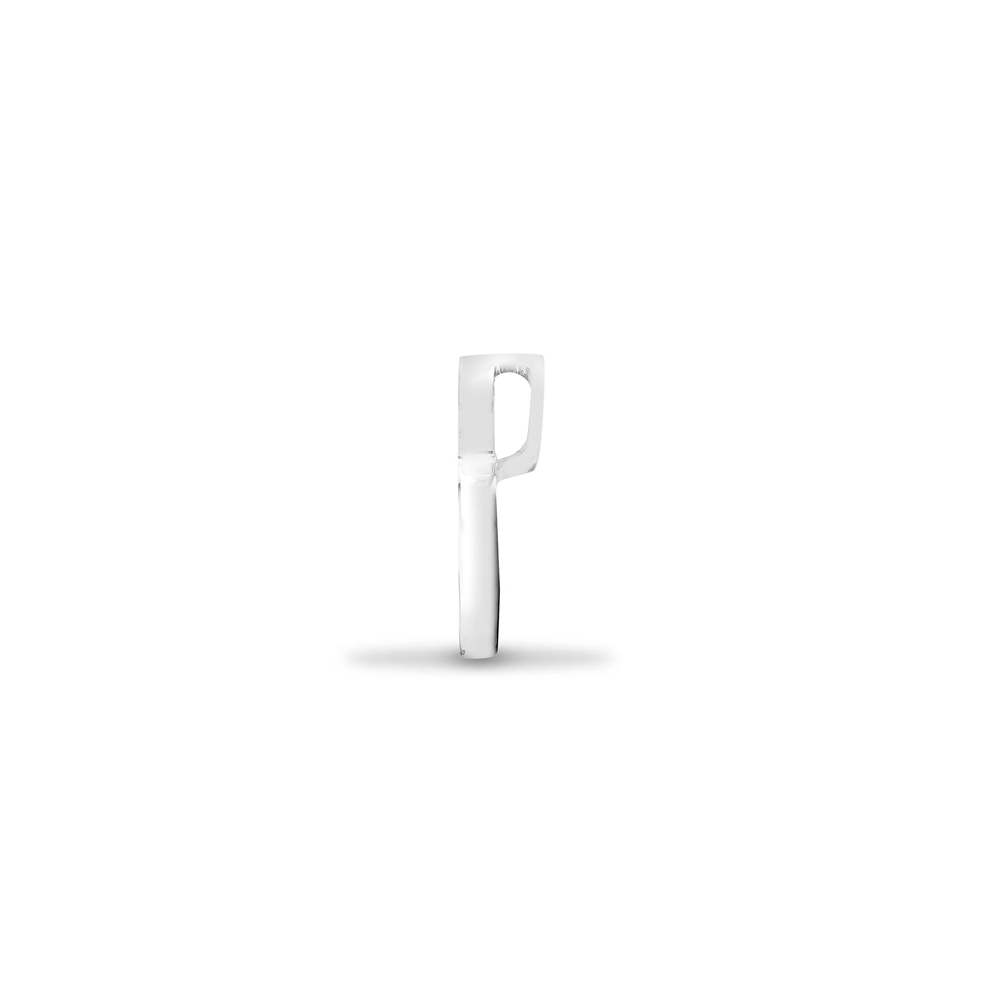9ct White Gold Natural Diamond Heart Pendant - Image 2