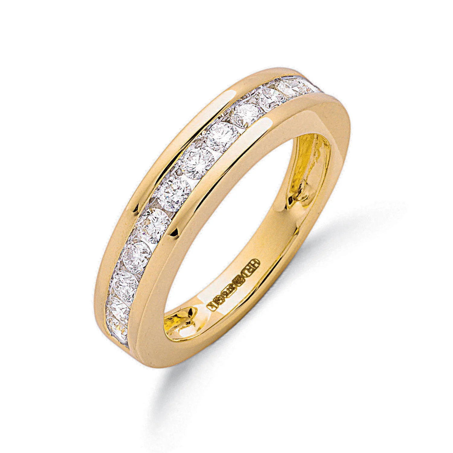 9ct Yellow Gold 0.75ct Diamond Eternity Ring - 9ct Gold
