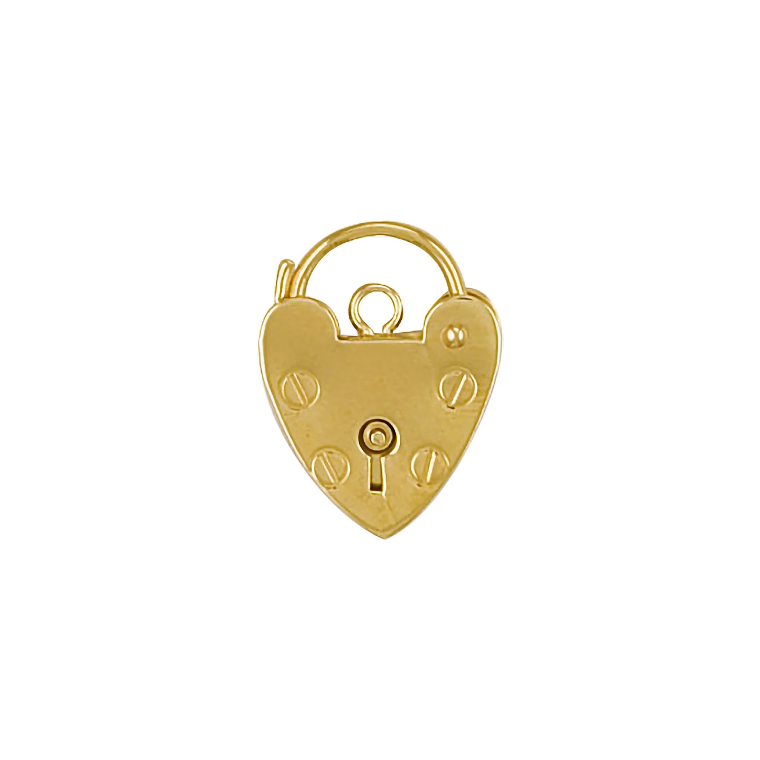 9ct Yellow Gold 11mm Padlock - 9ct Gold