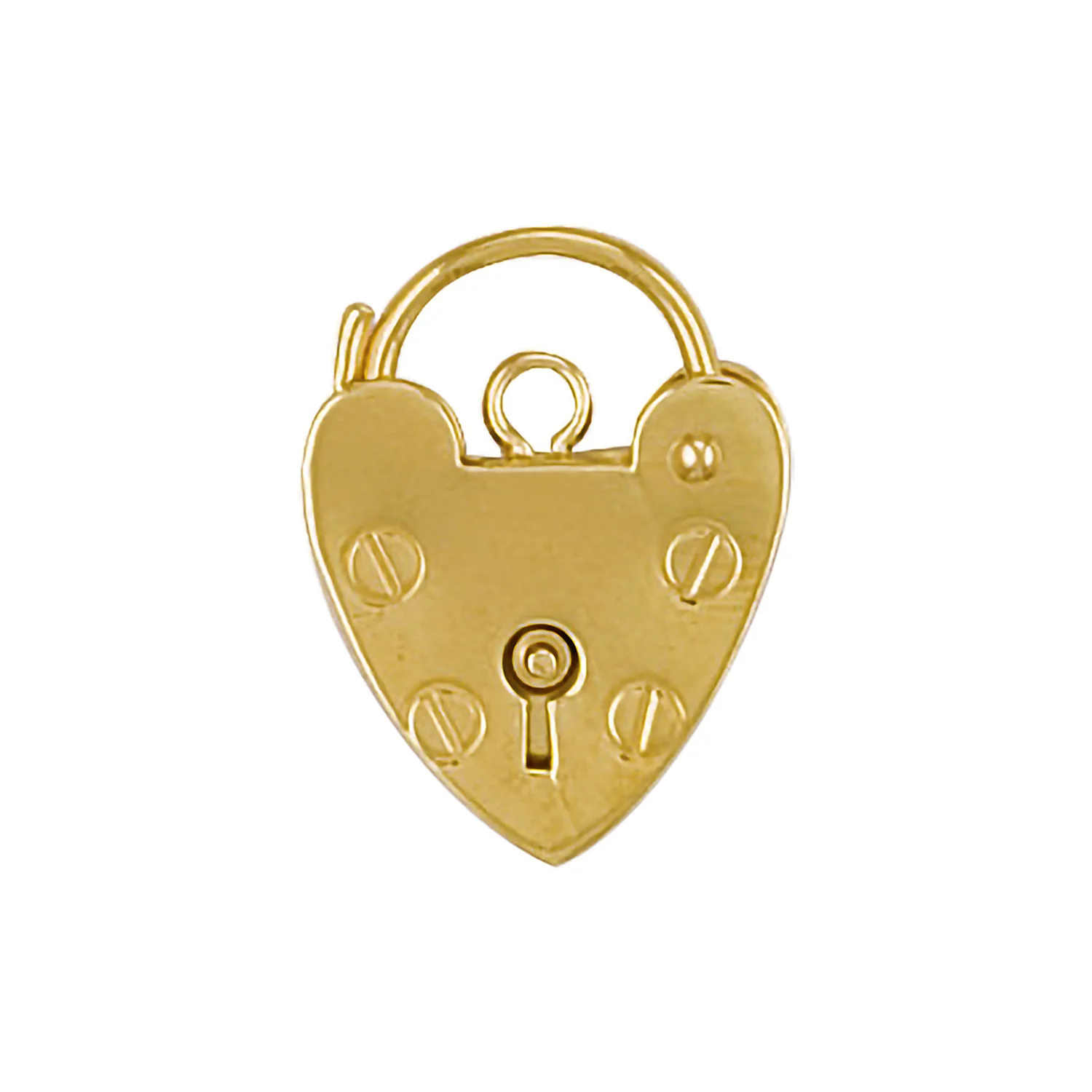 9ct Yellow Gold 15mm Padlock - 9ct Gold - Image 2