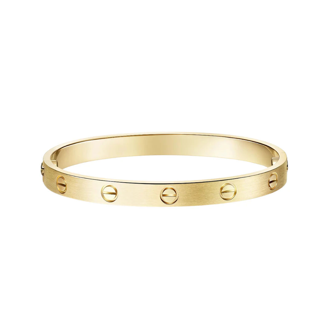 Cartier Love Bracelet Classic Brushed 18ct Gold - Image 2