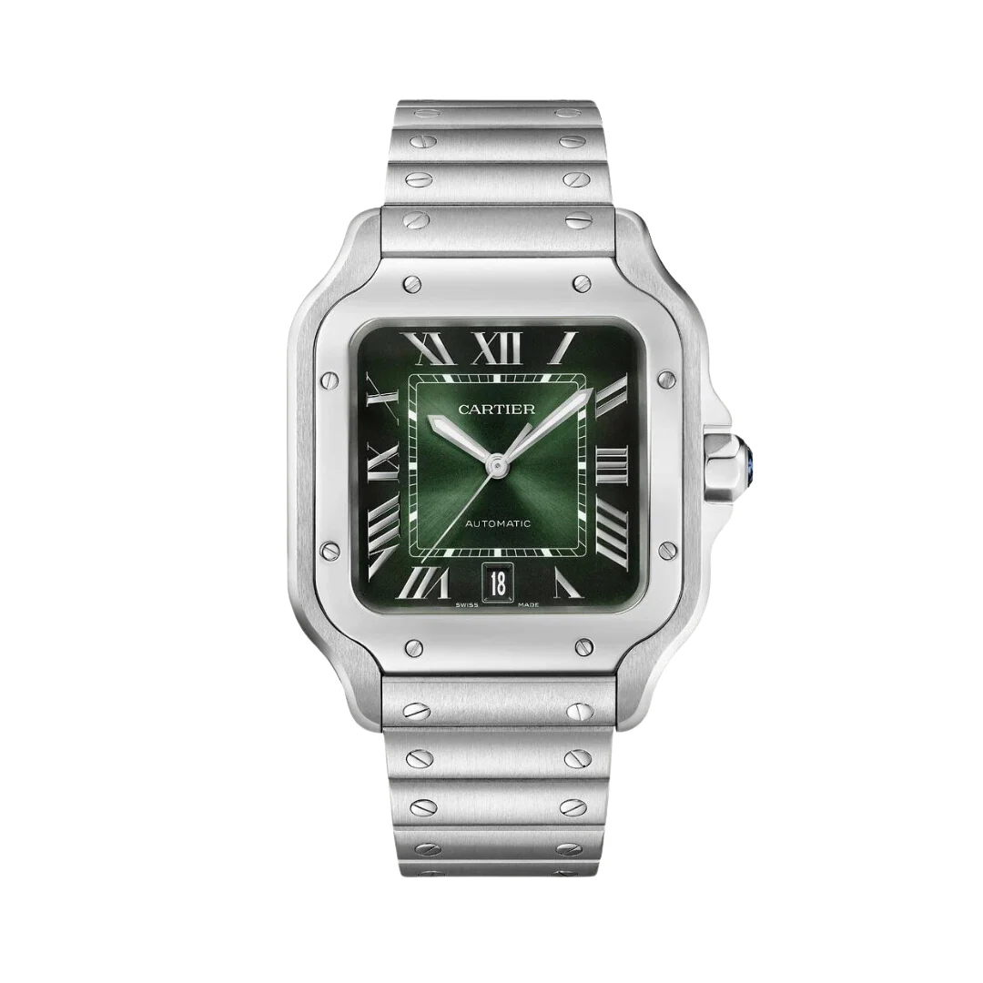 Cartier Santos De Cartier WSSA0062 Green Dial Large Model 2023