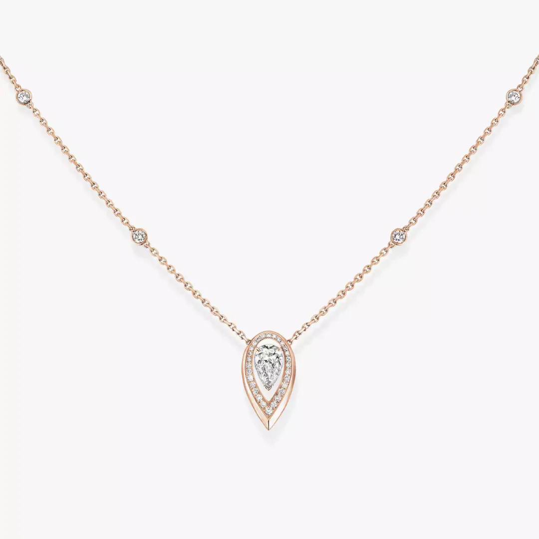 Fiery 0.25ct Diamond Necklace 18ct Gold