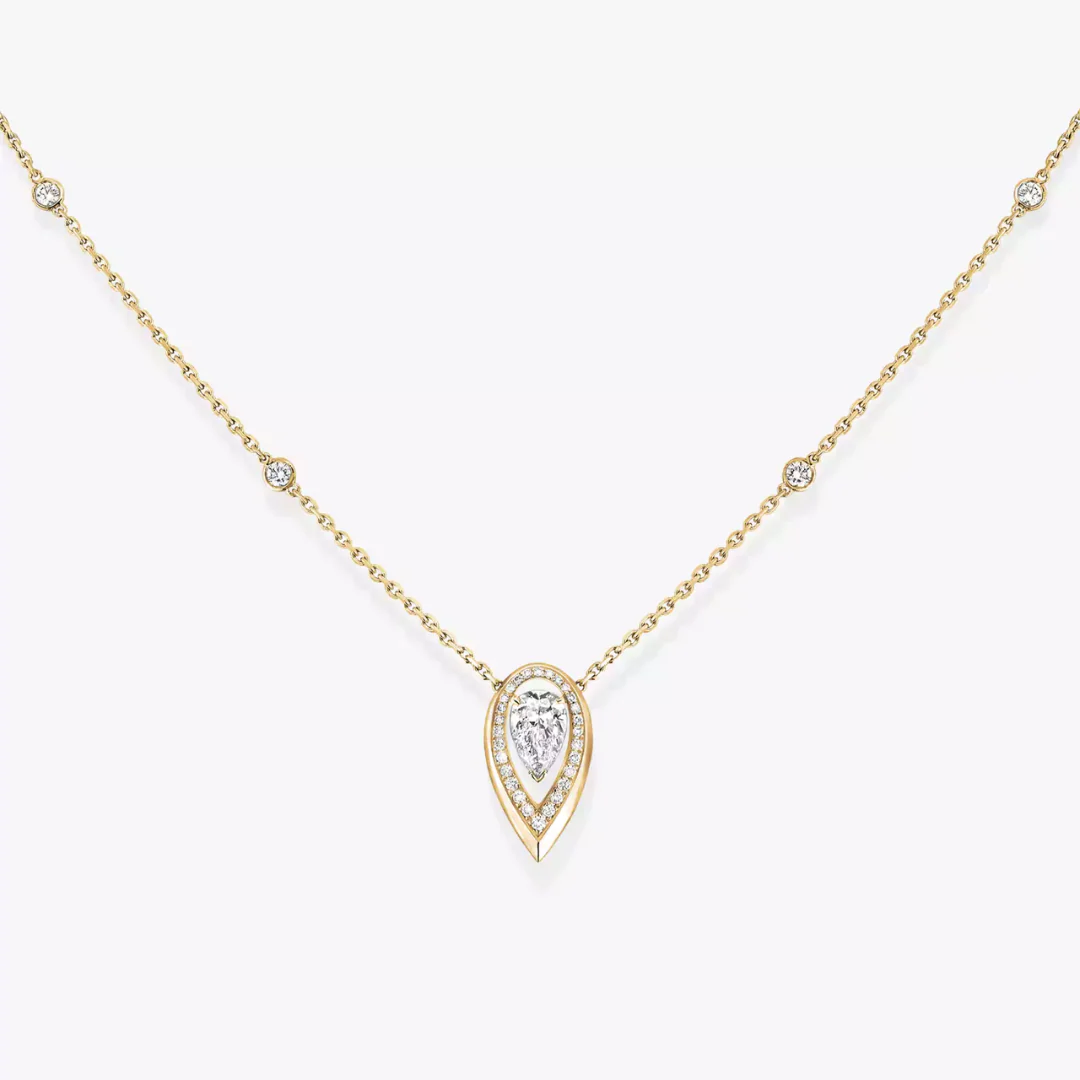Fiery 0.25ct Diamond Necklace 18ct Gold - Image 3
