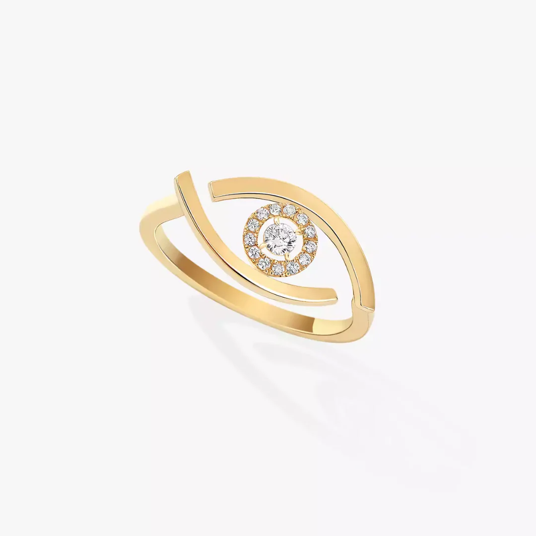 Lucky Eye Diamond Ring 18ct Gold - Image 3