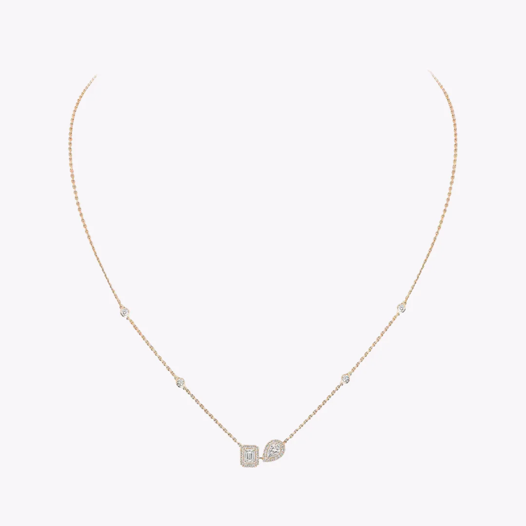 My Twin Toi & Moi Necklace 18ct Gold - Image 2