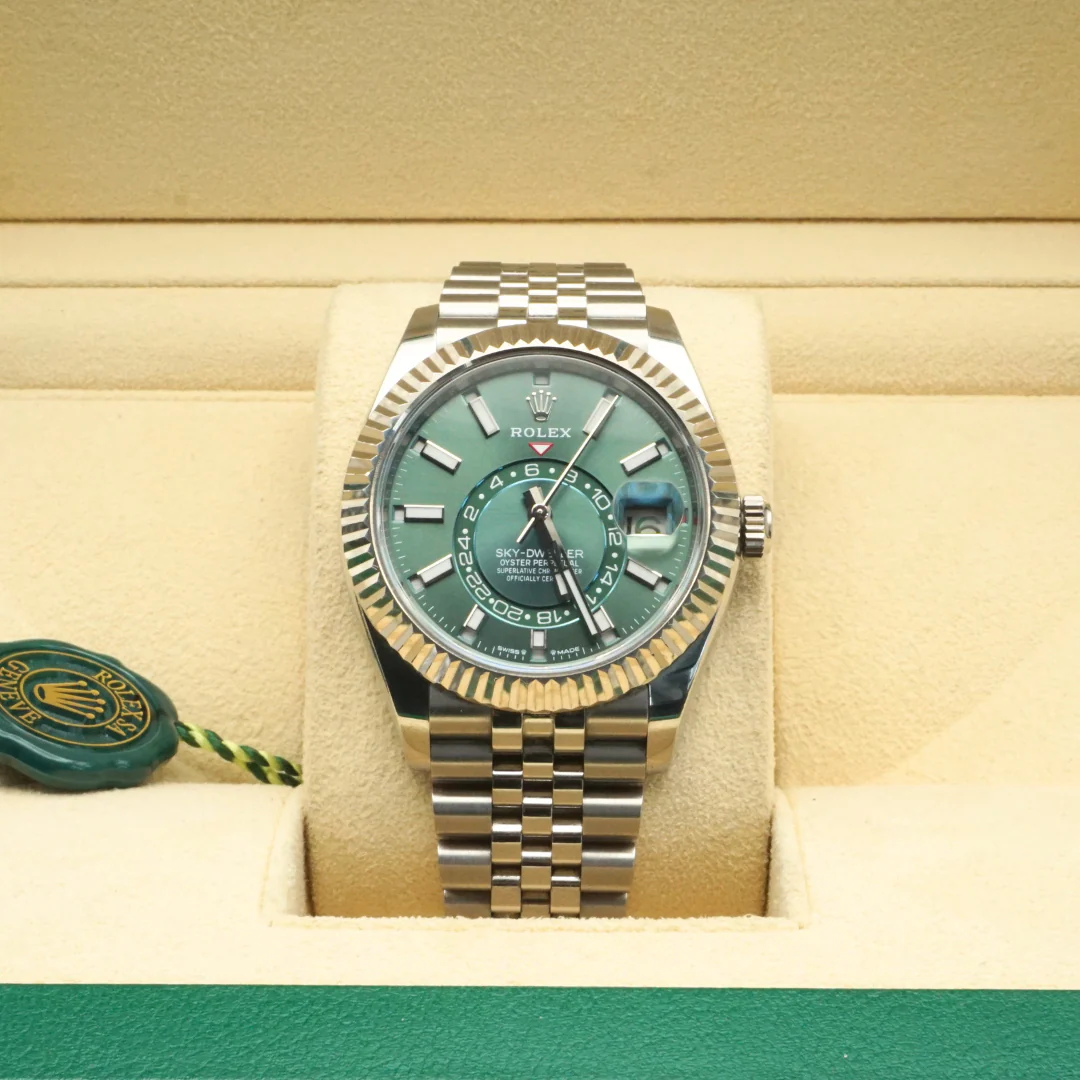 Rolex Sky-Dweller 336934 Mint Green Dial Jubilee 2024 - Image 2