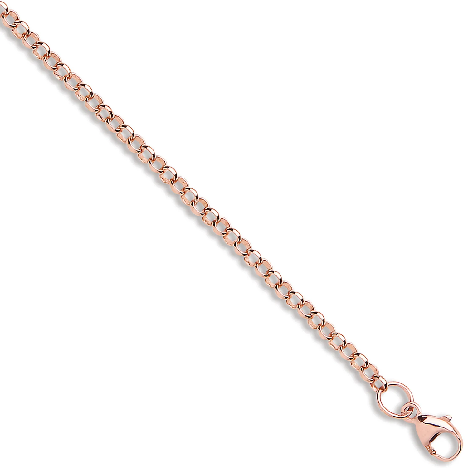 Rose Gold 2.7mm Round Belcher Chain - 9ct Gold - Image 2
