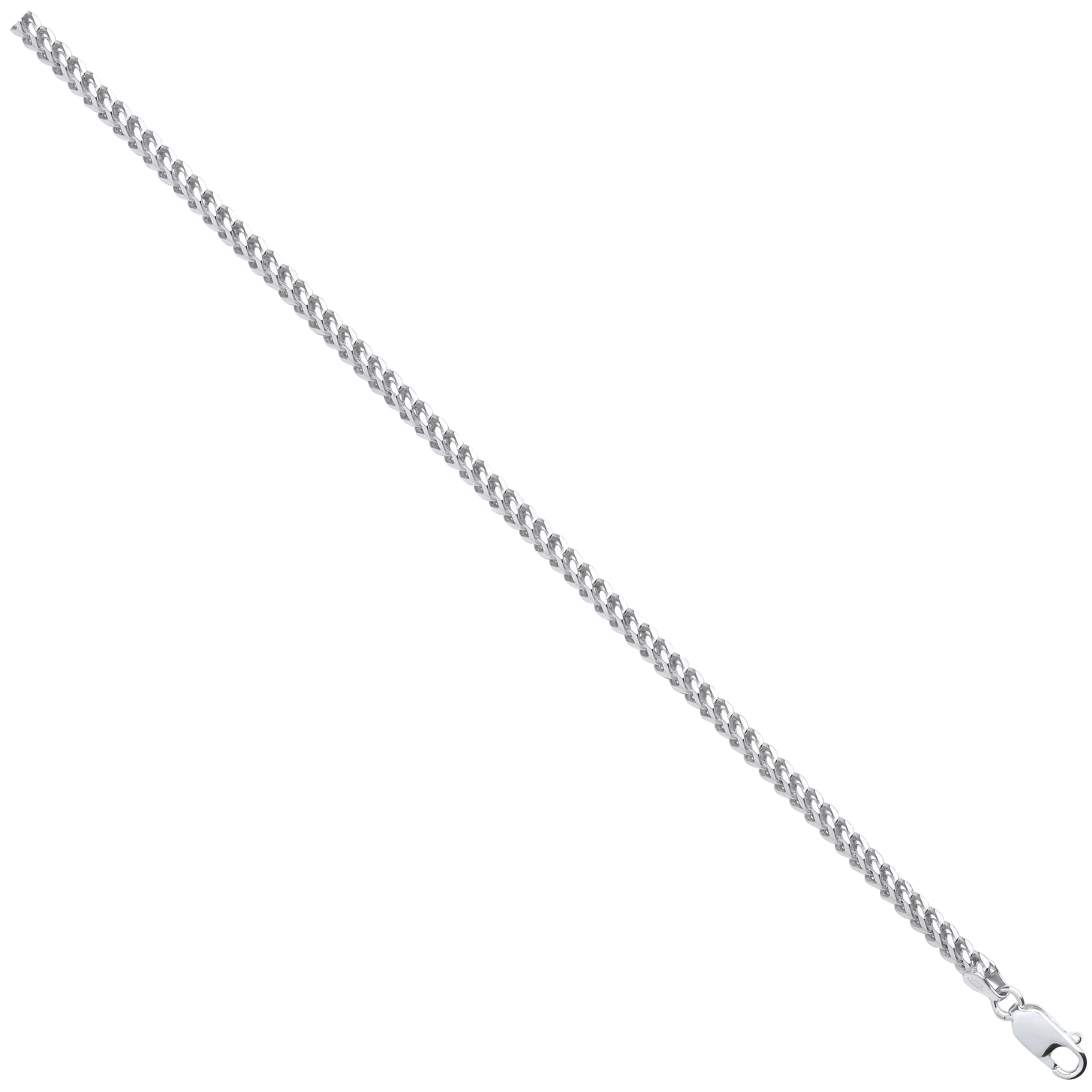 Silver 3mm Solid Franco Chain - Silver - Image 2