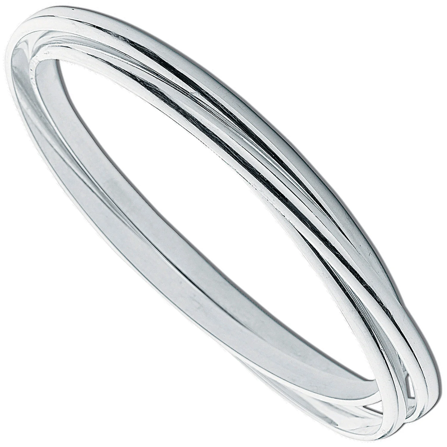 Silver Russian Wedding Bangle - Silver - Image 2