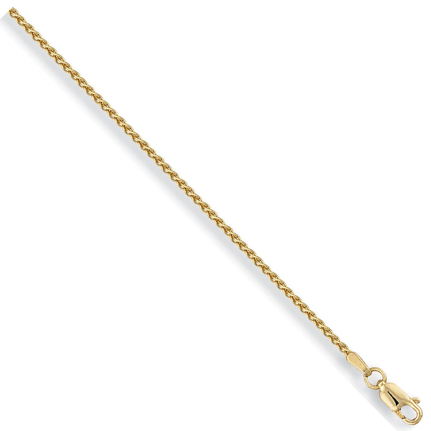 Yellow Gold 1.7mm Spiga Chain - 9ct Gold - Image 2