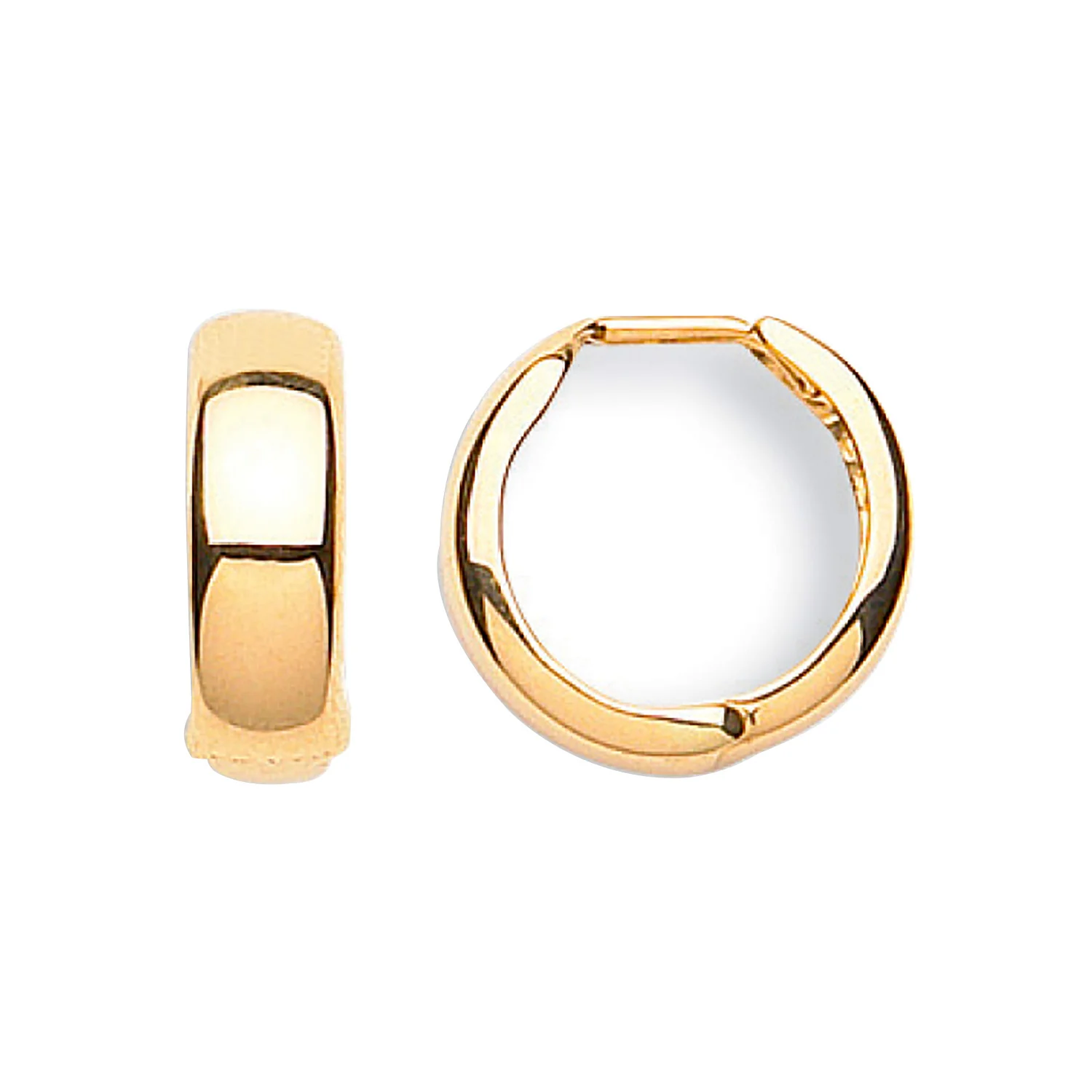 Yellow Gold 16mm Huggies - 9ct Gold - Image 2