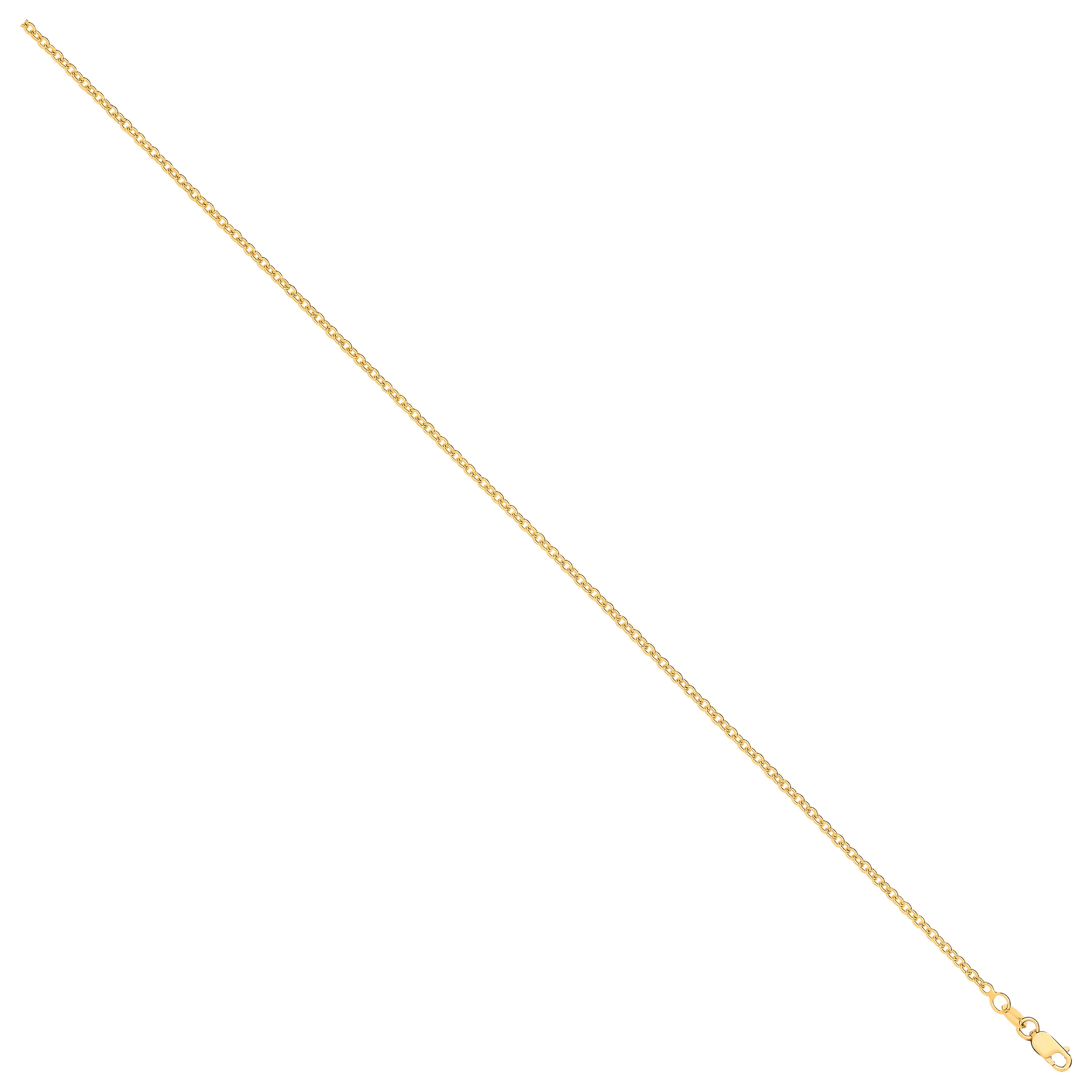 Yellow Gold 2.0mm Rolo Chain - 9ct Gold - Image 2