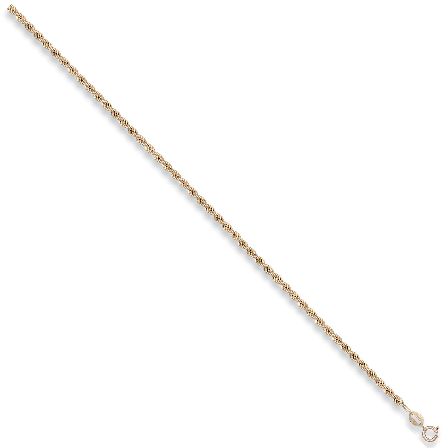Yellow Gold 2.7mm Hollow Rope Chain - 9ct Gold - Image 2