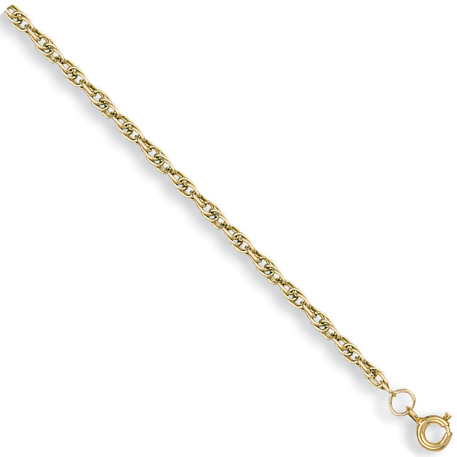 Yellow Gold 3.3mm Prince of Wales Chain - 9ct Gold - Image 2