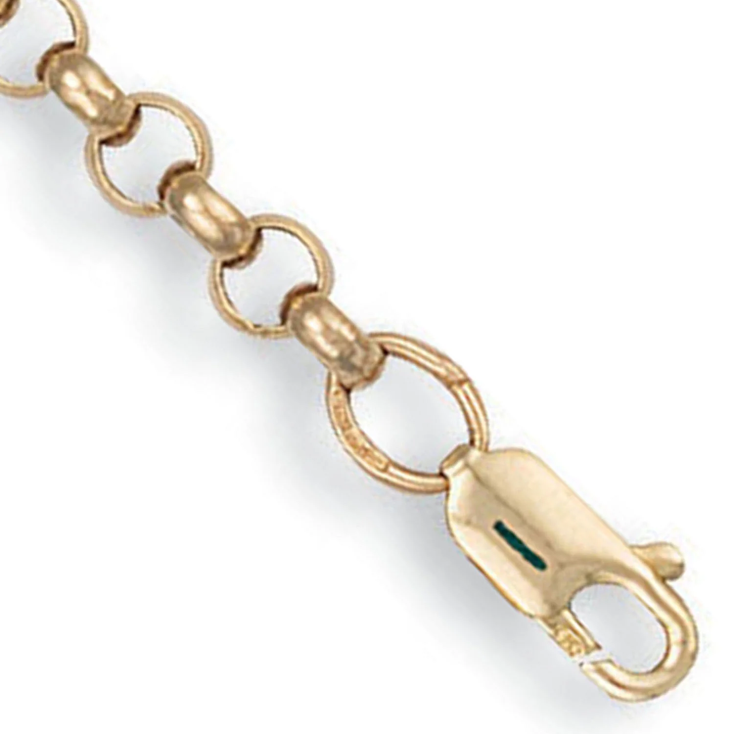 Yellow Gold 4.7mm Round Belcher Chain - 9ct Gold - Image 2