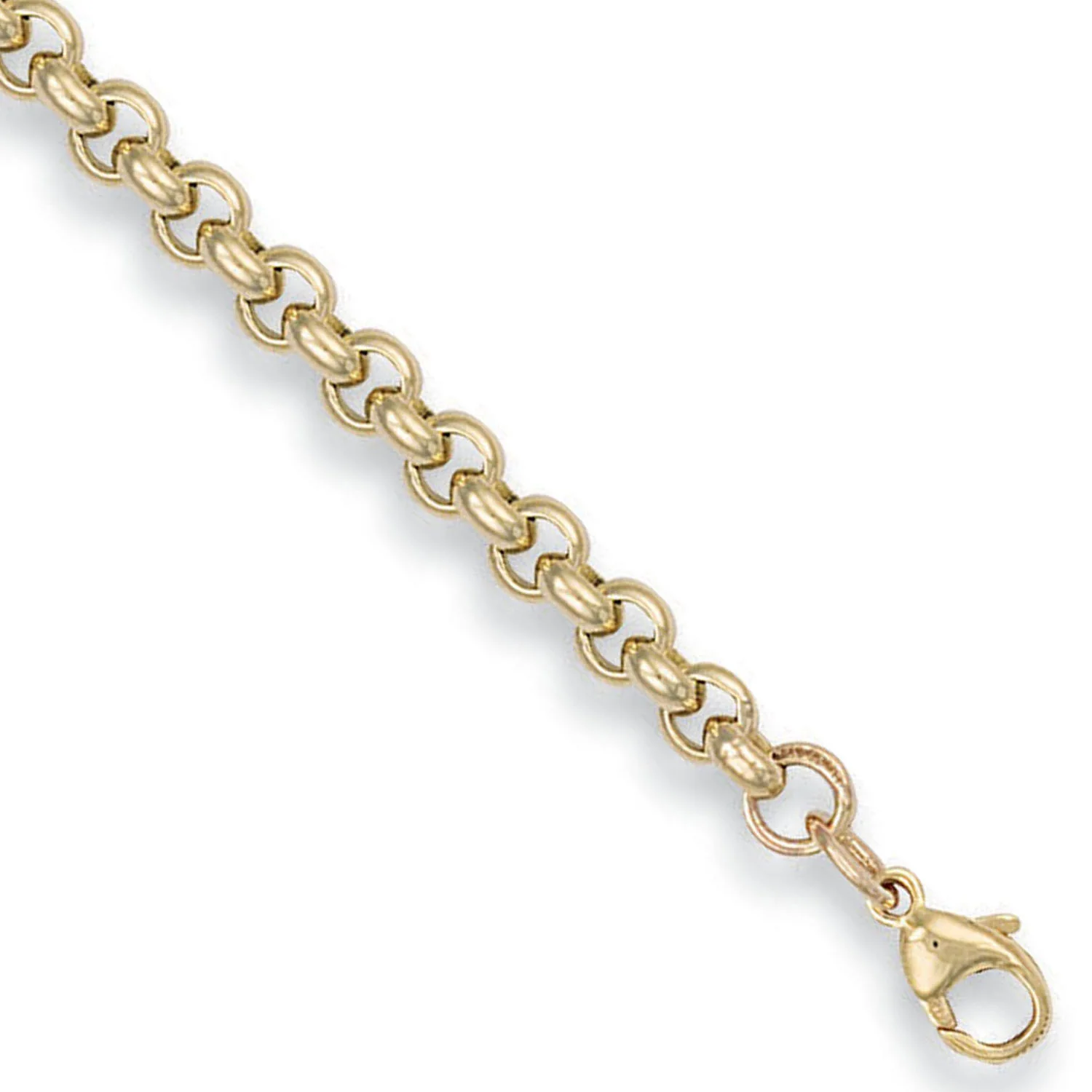 Yellow Gold 5.3mm Round Belcher Chain - 9ct Gold - Image 2