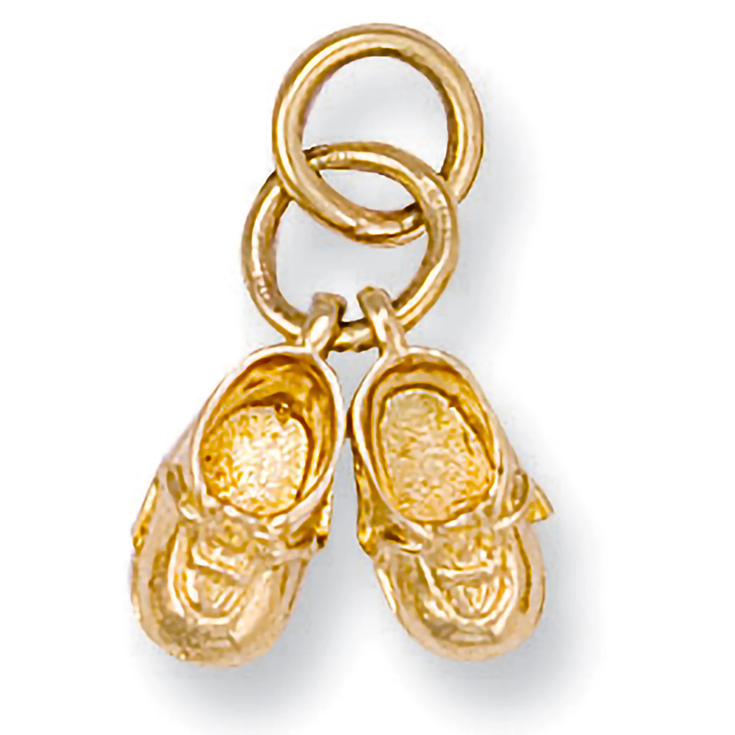Yellow Gold Baby Shoe Pendant - 9ct Gold - Image 2
