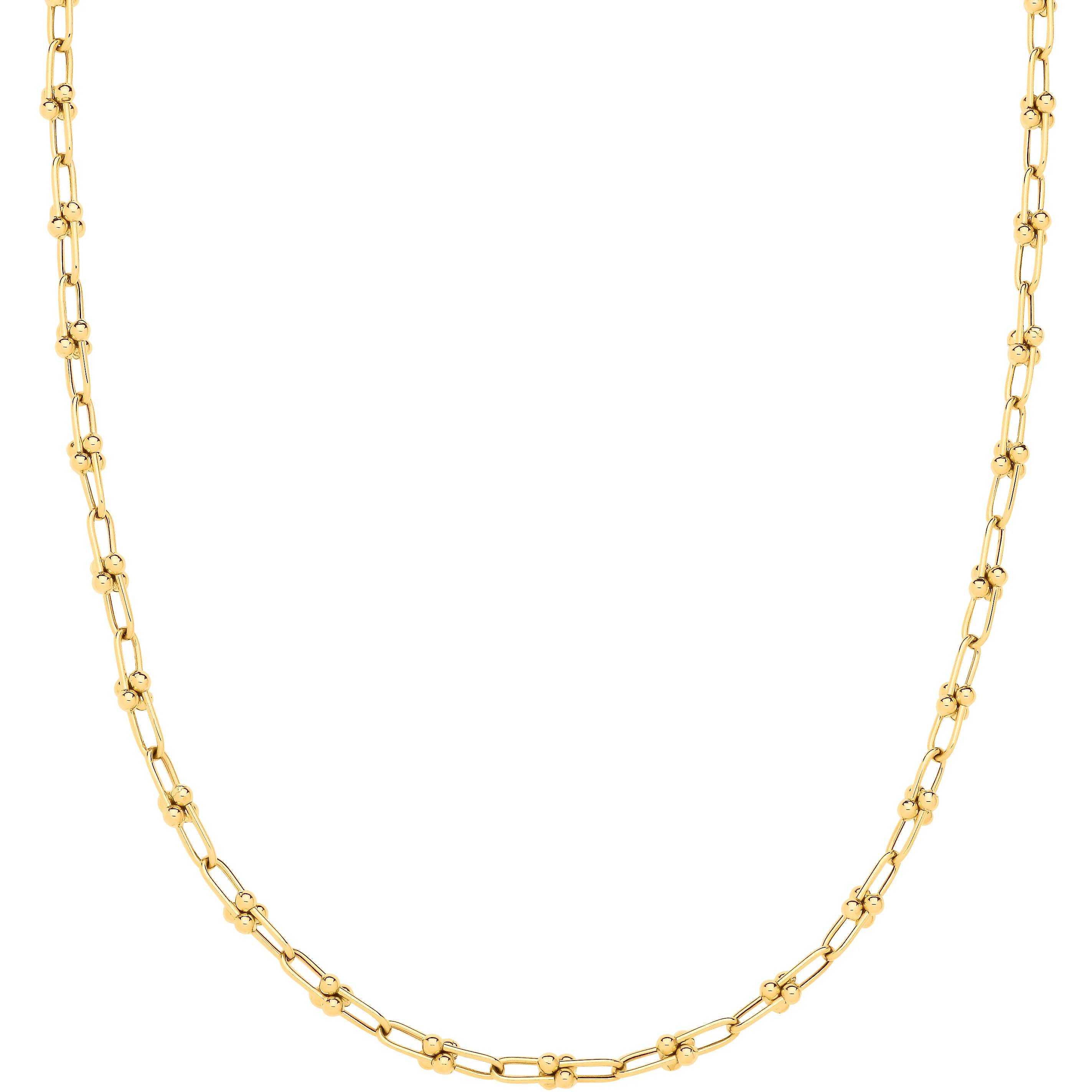 Yellow Gold Chains 18" Necklace/Ladies Bracelet - 9ct Gold - Image 2
