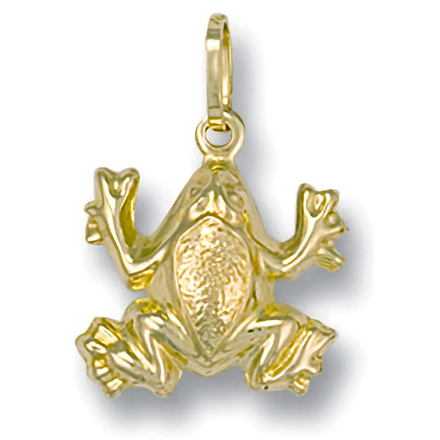 Yellow Gold Frog Pendant - 9ct Gold - Image 2
