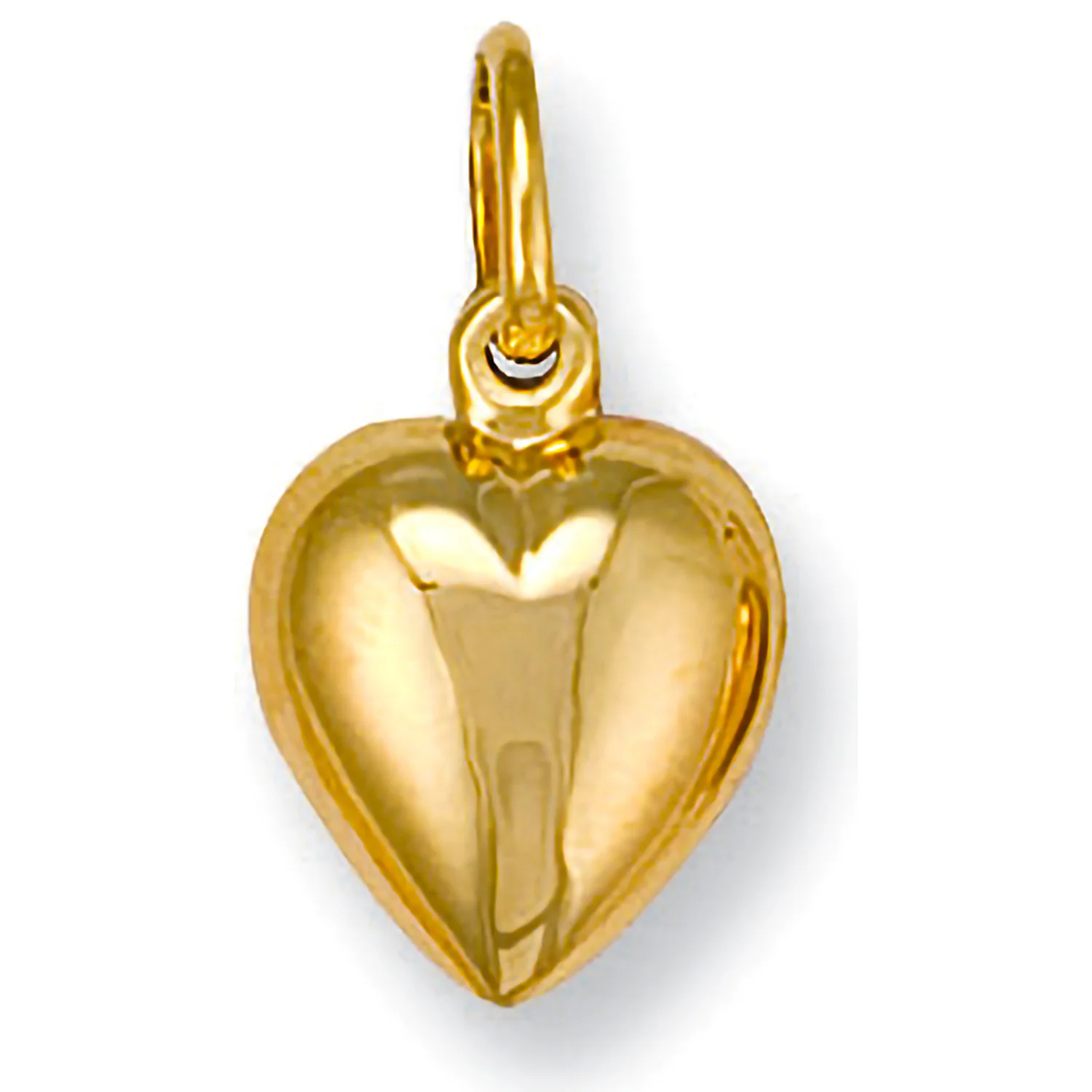 Yellow Gold Heart Pendant - 9ct Gold - Image 2