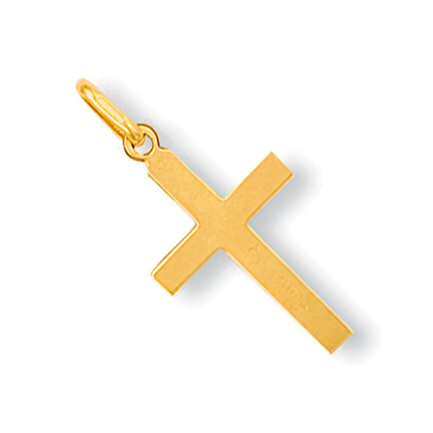 Yellow Gold Plain Cross - 9ct Gold - Image 2